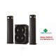 Philips MMS4200 2:1 Sound Bar System Speaker With Remote