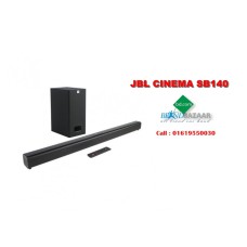 JBL SB140 Cinema 2.1 Channel Soundbar with Wired Subwoofer