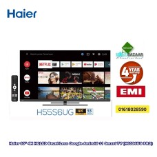 Haier H65S6UG PRO 65 Inch 4K HQLED Bezel Less Google Smart TV