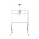 Mobile TV Cart With Wheel With Adjustable TV wall mount bracket for LED TV and Interactive Display