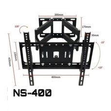 Full Moving Motion Swivel High Quality Wall Mount NS-400 TV Bracket For 26″-65″ Screens